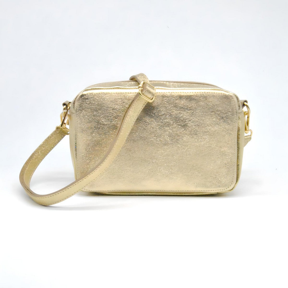 Borsa a Tracolla Roma, Beige, Vera Pelle, 24x9x15 cm, Soteira