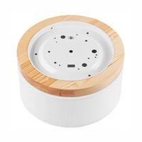 Lampada a Soffitto Paolo, Bianco, Legno, 17x30x30 cm, EPIKASA