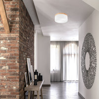 Lampada a Soffitto Paolo, Bianco, Legno, 17x40x40 cm, EPIKASA