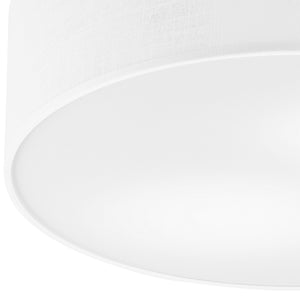 Lampada a Soffitto Paolo, Bianco, Legno, 17x40x40 cm, EPIKASA