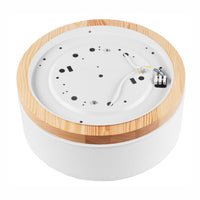 Lampada a Soffitto Paolo, Bianco, Legno, 17x40x40 cm, EPIKASA