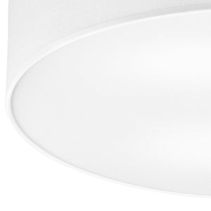 Lampada a Soffitto Paolo, Bianco, Legno, 17x50x50 cm, EPIKASA