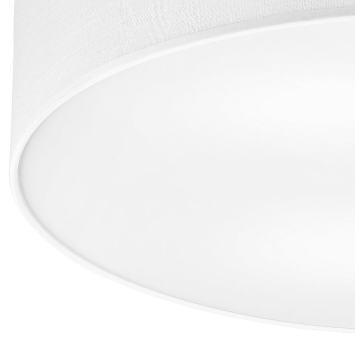 Lampada a Soffitto Paolo, Bianco, Legno, 17x50x50 cm, EPIKASA