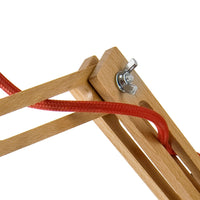 Lampada a Parete Marcello, Nero, Legno, 35x15x25 cm, Seven Design