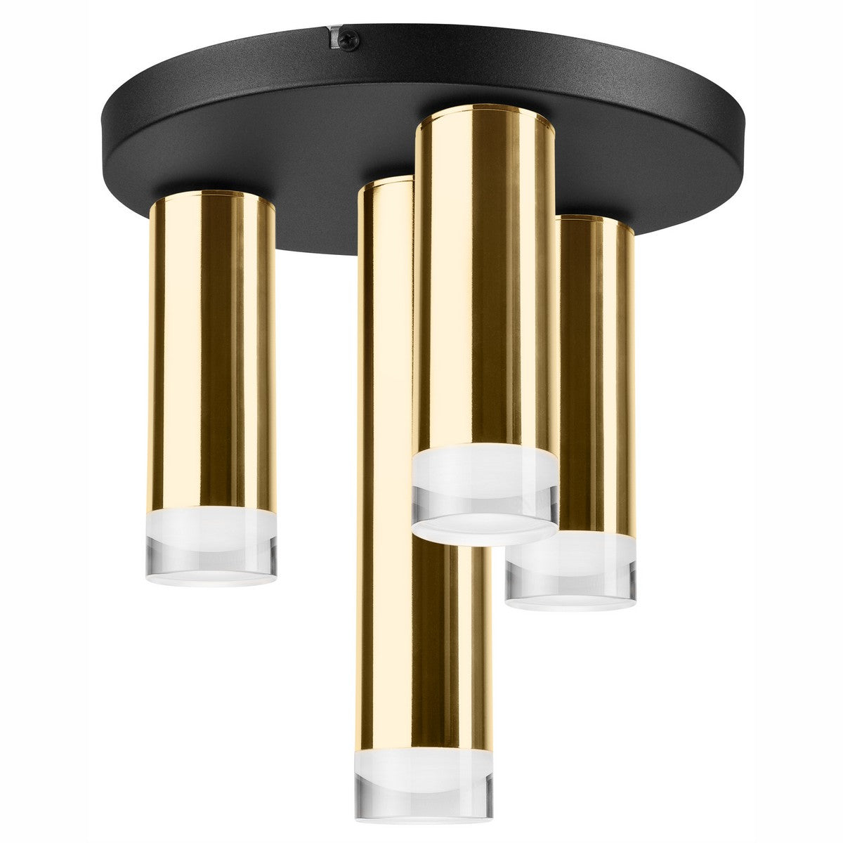 Lampada a Soffitto Diego, Oro, Metallo, 31,5x30x8 cm, Seven Design
