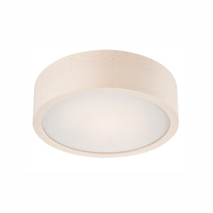 Lampada a Soffitto Eveline, Bianco, Legno, 8x27x27 cm, Seven Design
