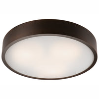 Lampada a Soffitto Eveline 15, Marrone, Legno, 8x47x47 cm, Seven Design