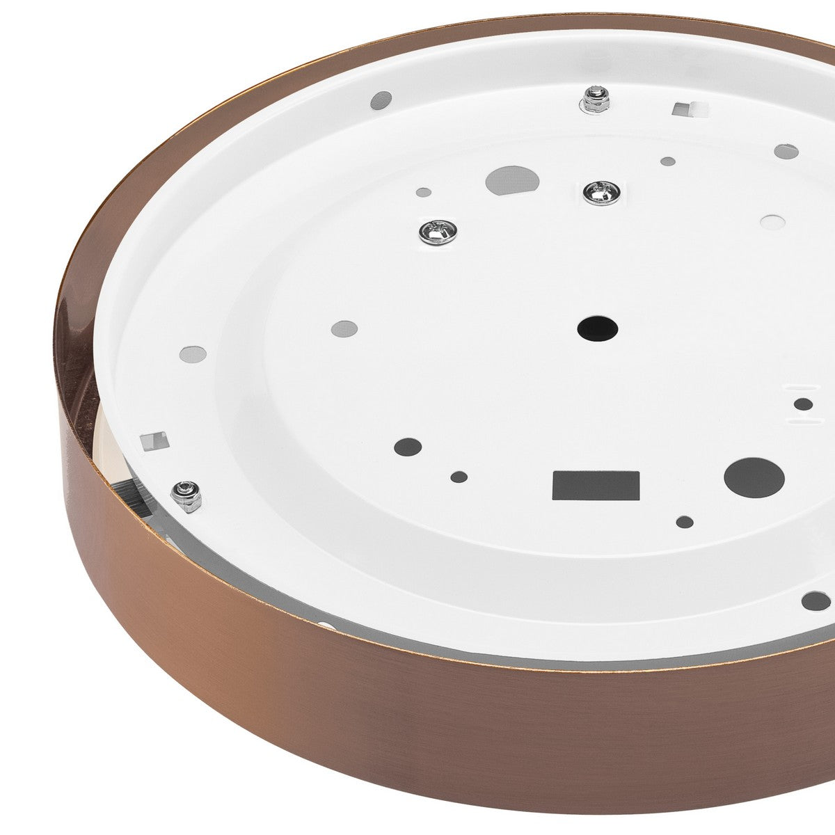 Lampada a Soffitto Dante, Argento, Metallo, 8x36x36 cm, EPIKASA