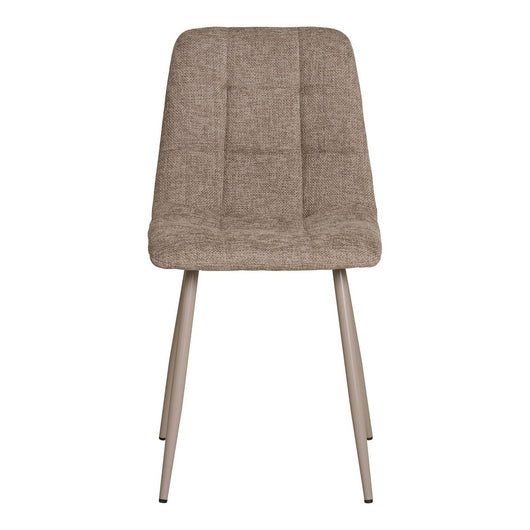 Set di 2 Sedie Middelfart, Grigio, Poliestere, 44x55x86 cm, Seven Design