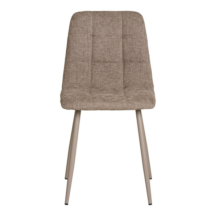 Set di 2 Sedie Middelfart, Grigio, Poliestere, 44x55x86 cm, Seven Design