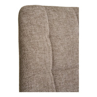 Set di 2 Sedie Middelfart, Grigio, Poliestere, 44x55x86 cm, Seven Design