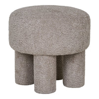 Pouf Perth, Grigio, Poliestere, 43x43x43 cm, Seven Design
