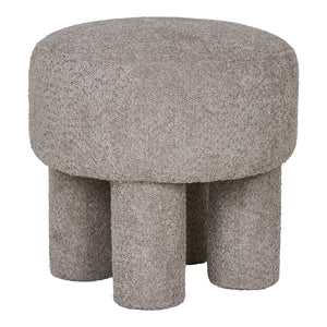 Pouf Perth, Grigio, Poliestere, 43x43x43 cm, Seven Design
