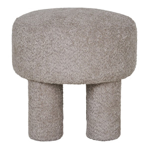 Pouf Perth, Grigio, Poliestere, 43x43x43 cm, Seven Design