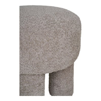 Pouf Perth, Grigio, Poliestere, 43x43x43 cm, Seven Design