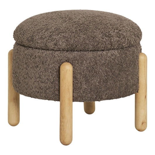 Pouf Medas, Marrone, Poliestere, 45x45x36 cm, Seven Design
