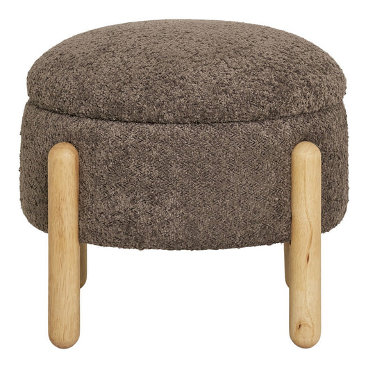 Pouf Medas, Marrone, Poliestere, 45x45x36 cm, Seven Design