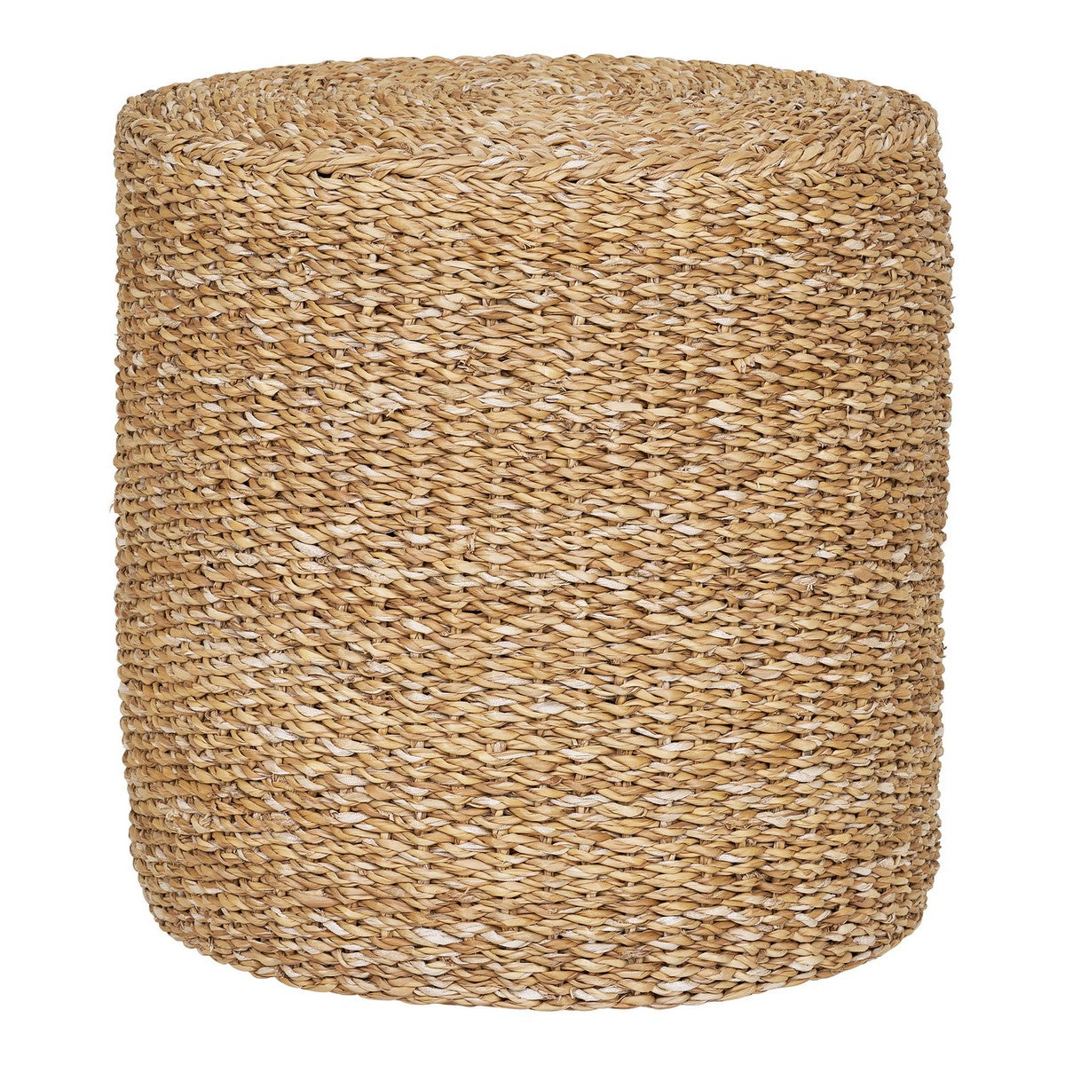 Pouf Rivera, Marrone, Alghe, 40x40x40 cm, Seven Design