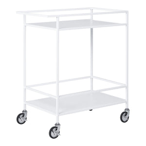 Carrello Vita, Bianco, Metallo, 40x68x79 cm, Seven Design