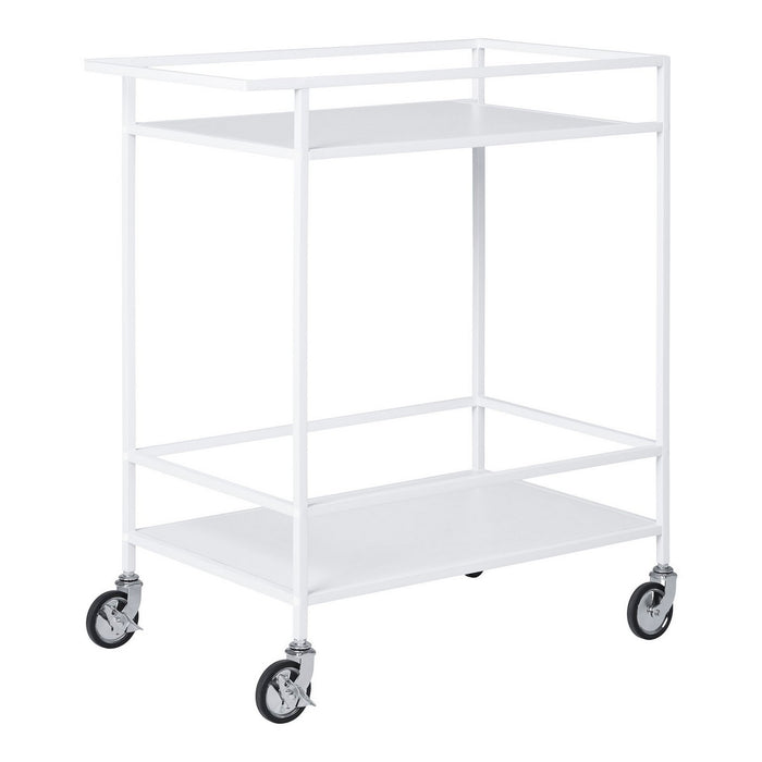Carrello Vita, Bianco, Metallo, 40x68x79 cm, Seven Design