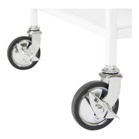 Carrello Vita, Bianco, Metallo, 40x68x79 cm, Seven Design