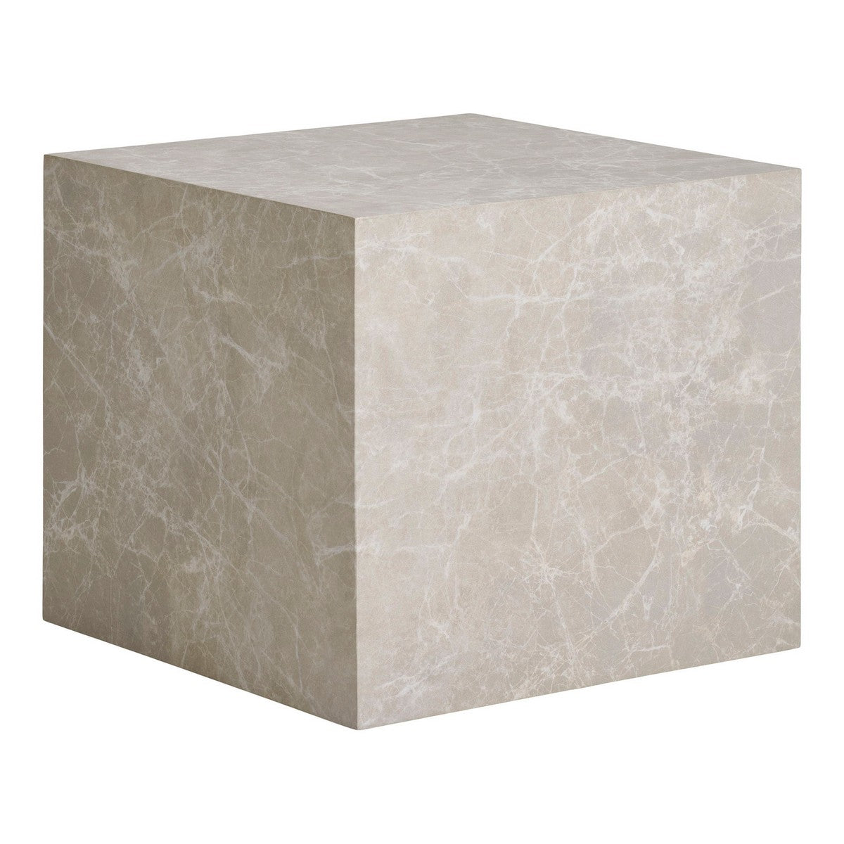 Tavolino Prague, Grigio, MDF, 50x50x40 cm, Seven Design