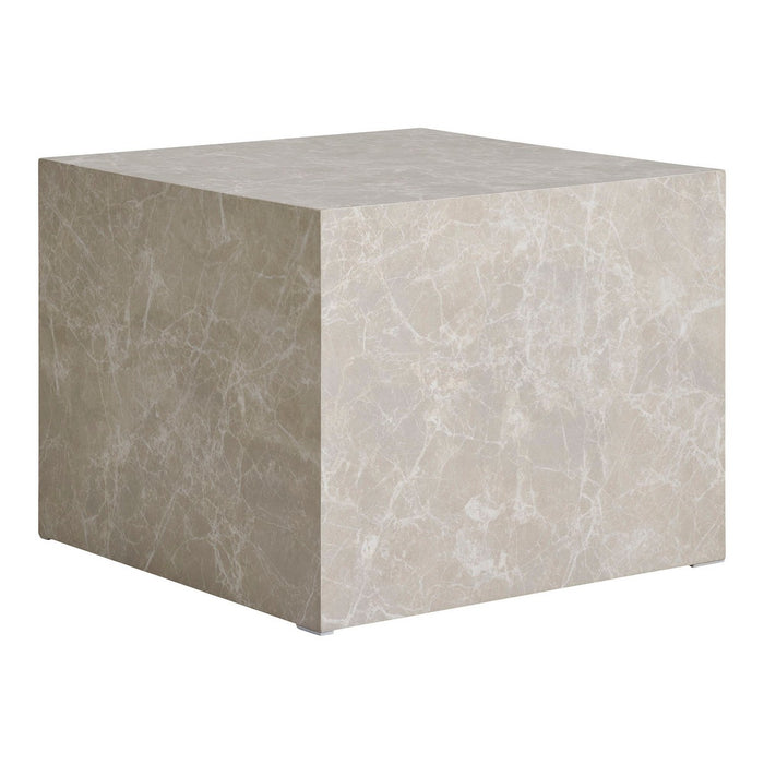 Tavolino Prague, Grigio, MDF, 50x50x40 cm, Seven Design