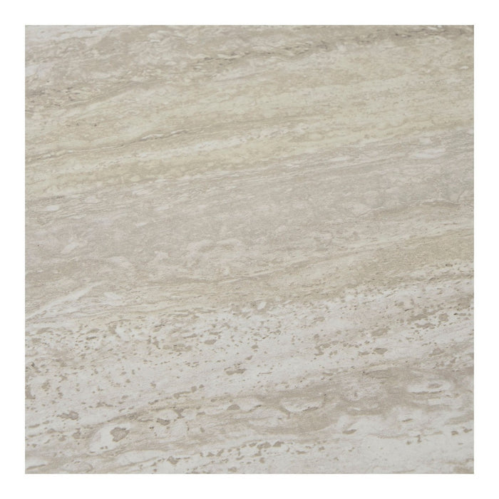 Comodino Leuven, Beige, MDF, 27x27x46 cm, Seven Design