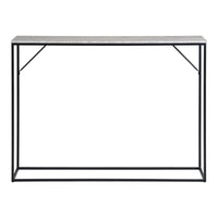 Tavolo Consolle Vita, Marrone, Metallo, 110x26x80 cm, Seven Design