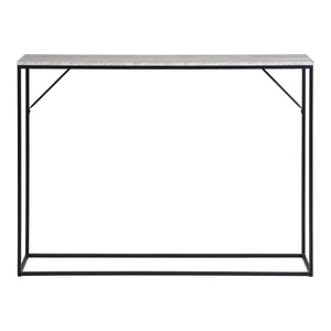 Tavolo Consolle Vita, Marrone, Metallo, 110x26x80 cm, Seven Design