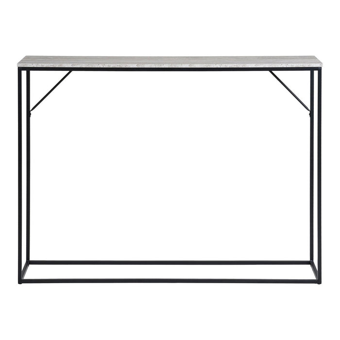 Tavolo Consolle Vita, Marrone, Metallo, 110x26x80 cm, Seven Design