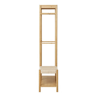 Mobile Ingresso Ember, Marrone, Bamboo, 36x95x165 cm, Seven Design
