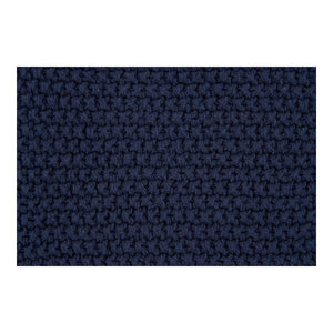 Plaid Santos, Blu, Cotone Reciclato, 130x170x0 cm, Seven Design