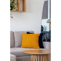 Cuscino Decorativo Santos, Arancione, Cotone Reciclato, 1x45x45 cm, Seven Design