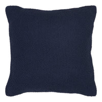 Cuscino Decorativo Santos, Blu, Cotone Reciclato, 1x45x45 cm, Seven Design