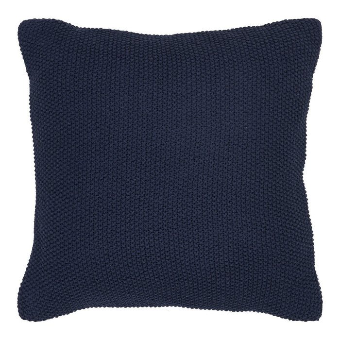 Cuscino Decorativo Santos, Blu, Cotone Reciclato, 1x45x45 cm, Seven Design