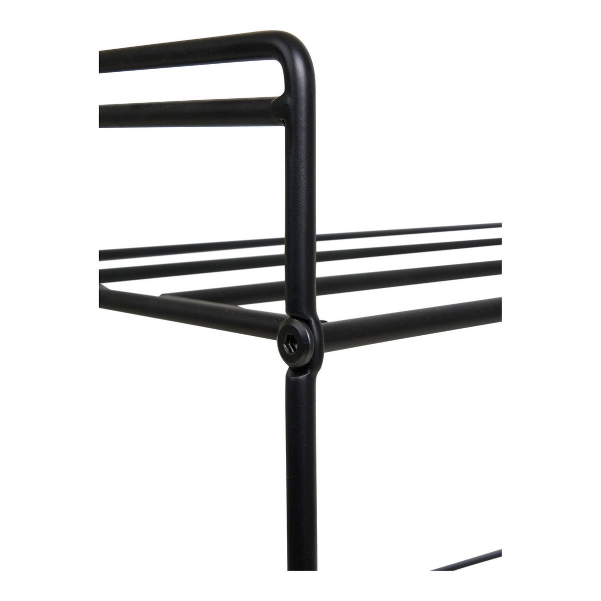 Scarpiera Swansea, Nero, Metallo, 49,5x25x60 cm, Seven Design