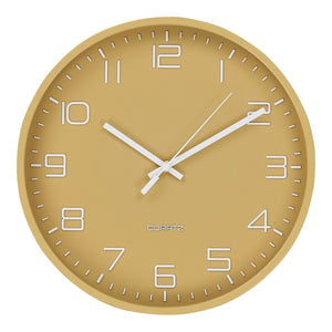 Orologio da Parete Rosolini, Arancione, Plastica, 30x4x30 cm, Seven Design