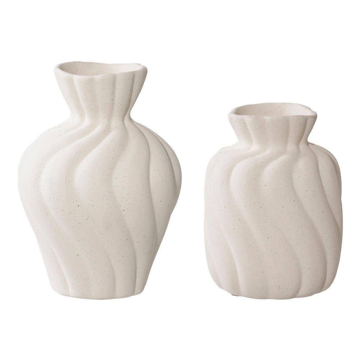 Vaso Decorativo Varese, Bianco, Ceramica, 11x10,5x15 cm, Seven Design