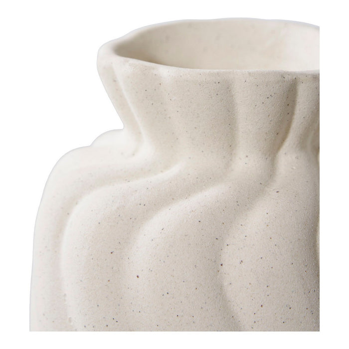 Vaso Decorativo Varese, Bianco, Ceramica, 11x10,5x15 cm, Seven Design