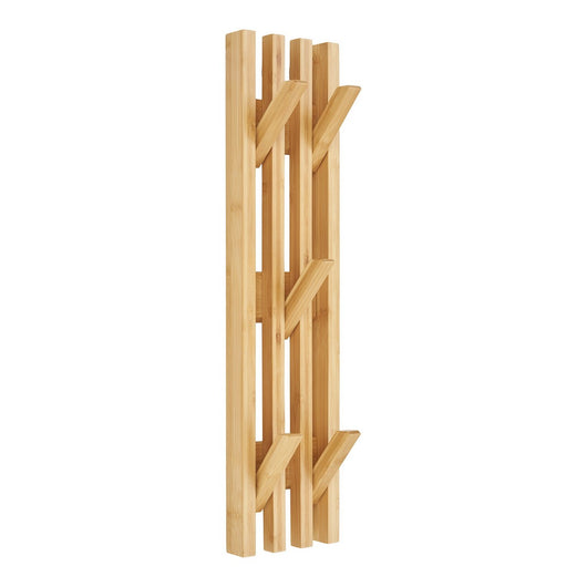 Appendiabiti da Parete Ember, Marrone, Bamboo, 14x9,5x60 cm, Seven Design
