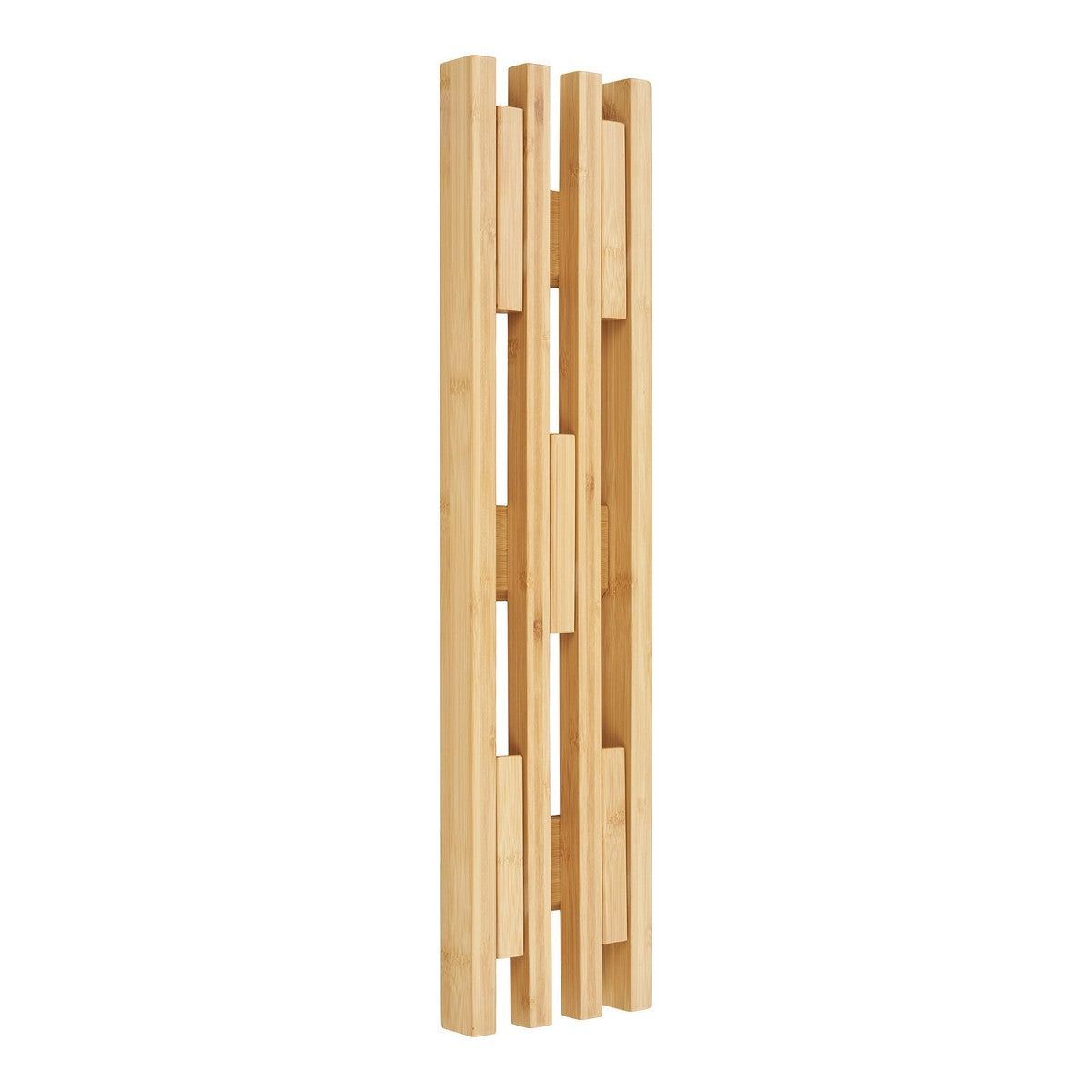 Appendiabiti da Parete Ember, Marrone, Bamboo, 14x9,5x60 cm, Seven Design
