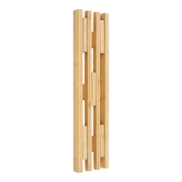 Appendiabiti da Parete Ember, Marrone, Bamboo, 14x9,5x60 cm, Seven Design
