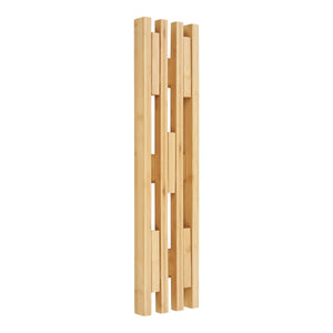 Appendiabiti da Parete Ember, Marrone, Bamboo, 14x9,5x60 cm, Seven Design