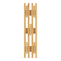 Appendiabiti da Parete Ember, Marrone, Bamboo, 14x9,5x60 cm, Seven Design