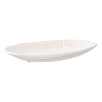 Vassoio Brenda, Bianco, Ceramica, 20,3x30,5x3,8 cm, Seven Design