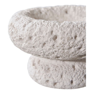 Portacandela Aurora, Grigio, Cemento, 11,8x11,8x7,2 cm, Seven Design