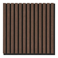 Pannello Acustico Moody 1, Marrone, MDF, 52x2,2x52 cm, Seven Design