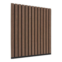 Pannello Acustico Moody 1, Marrone, MDF, 52x2,2x52 cm, Seven Design