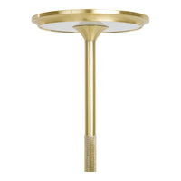 Lampada da Tavolo Lyneham, Ottone, Alluminio, 13x13x28,5 cm, Seven Design